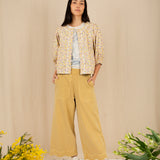 Vida Reversible Jacket - Navy/Lemon