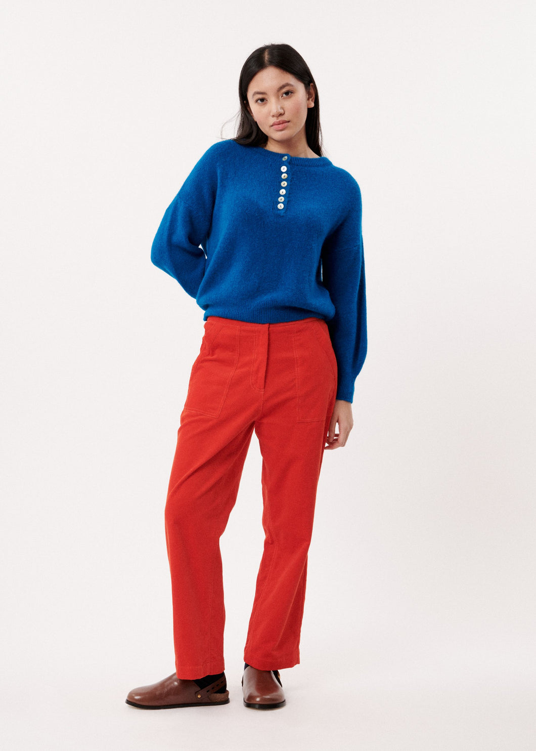 FRNCH Pelly Trousers - Red