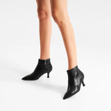 Vera Croco Boots  - Black