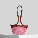 Gaugain Frame Bag - Pink/Cognac