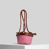 Gaugain Frame Bag - Pink/Cognac