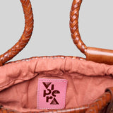 Gaugain Frame Bag - Pink/Cognac