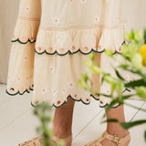 Winona Dress - Ecru Multi