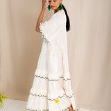 Winona Dress - Ecru Multi