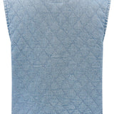 Pablo Quilted Waistcoat - Summer Sky