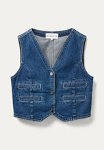 Load image into Gallery viewer, Blanche Wayne Waistcoat - Mid Blue
