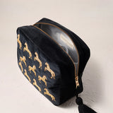 Wild Horses Wash Bag - Charcoal