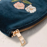 Wild Rose Coin Purse - Ink Blue