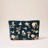 Wild Rose Everyday Pouch - Ink Blue