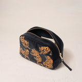 Wild Tiger Makeup Bag - Charcoal