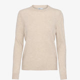Light Merino Wool Crew - Ivory White