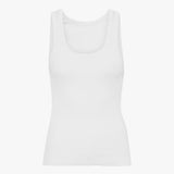 Organic Rib Tank Top - Optical White
