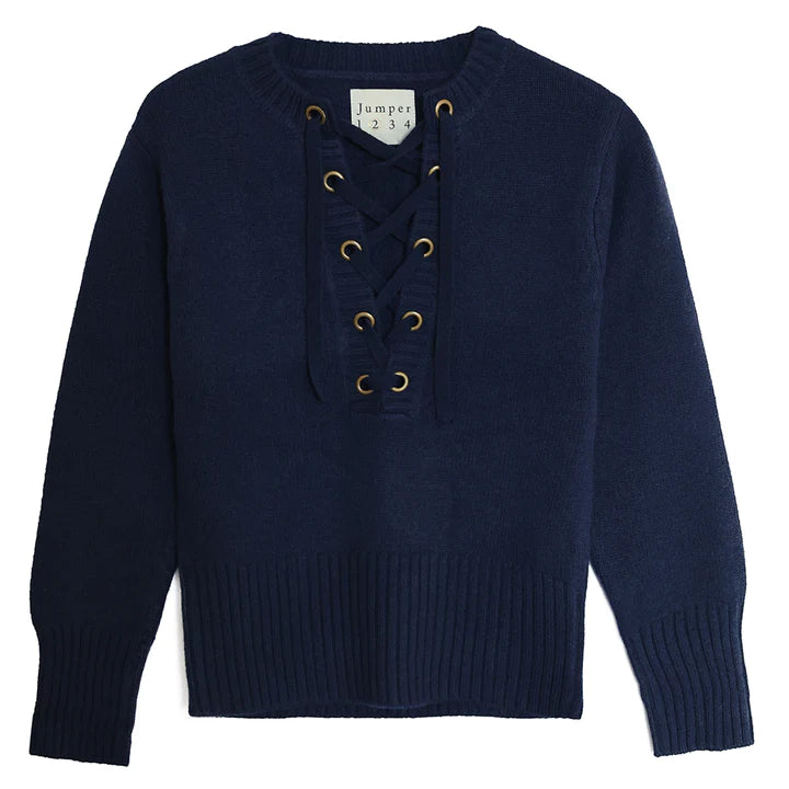 Jumper 1234 Lace Up Vee - Shark