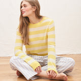 Stripe Crew Jumper - Primrose/Yellow