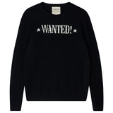 Wanted Crew Jumper - Black/Cream