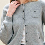 Multi Pocket Cardigan - Smoke