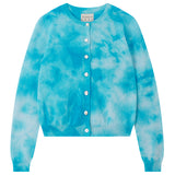 Batik Cardigan - Pale Blue/Peacock