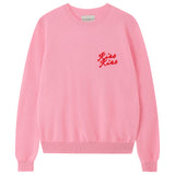 Kiss Kiss Crew Jumper - Candy Rose