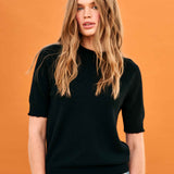 Distressed T-shirt - Black
