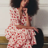 Bella Maxi Dress - Rose White