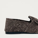 Aeryn Fuzzy Loafers - Brown