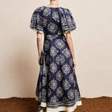 Banderra Midi Dress - Navy