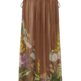 Alfie Ruched Trousers - Chocolate