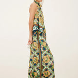 Liana Silk Trousers - Multi