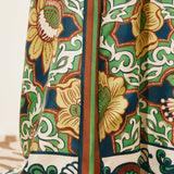 Liana Silk Trousers - Multi