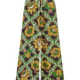 Liana Silk Trousers - Multi
