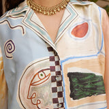 Michelle Silk Shirt - Multi