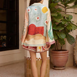 Michelle Silk Shirt - Multi