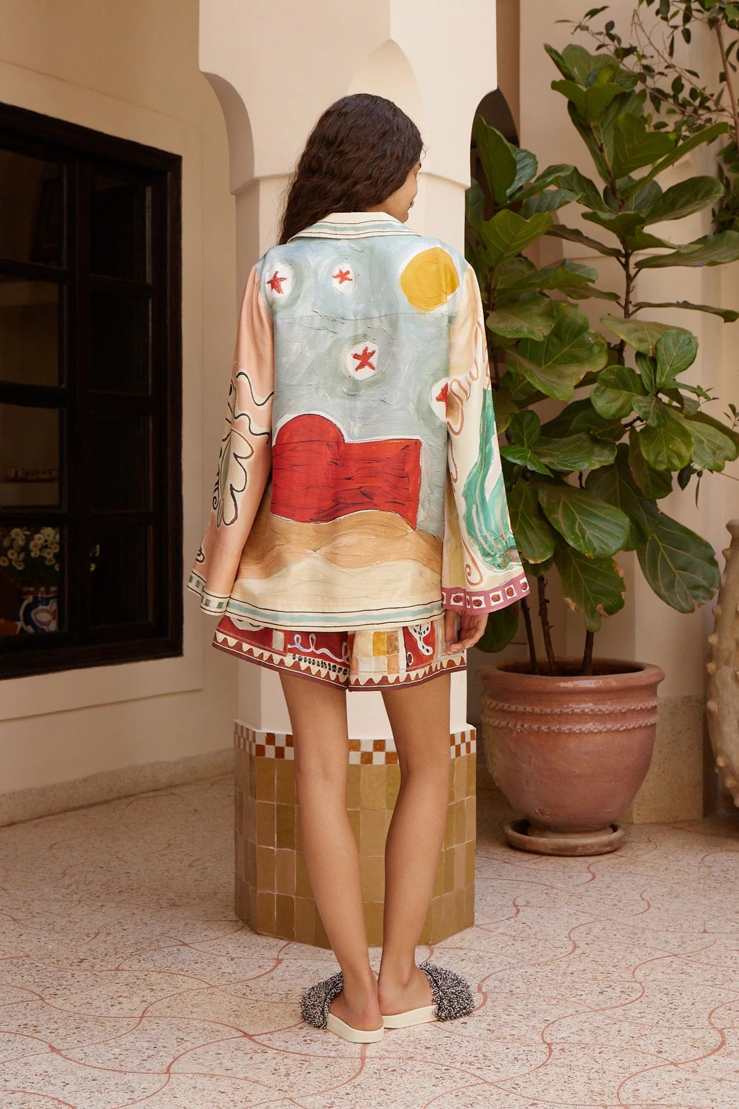 Michelle Silk Shirt - Multi