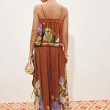 Alfie Ruched Top - Chocolate