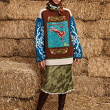Lasso Patchwork Knit Jumper - Multi