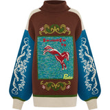 Lasso Patchwork Knit Jumper - Multi