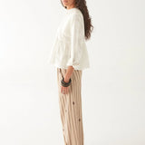 Ariana Blouse - Mosaique Ivory