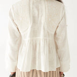 Ariana Blouse - Mosaique Ivory