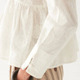 Ariana Blouse - Mosaique Ivory
