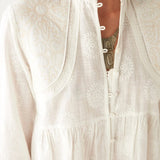 Ariana Blouse - Mosaique Ivory