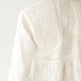 Ariana Blouse - Mosaique Ivory