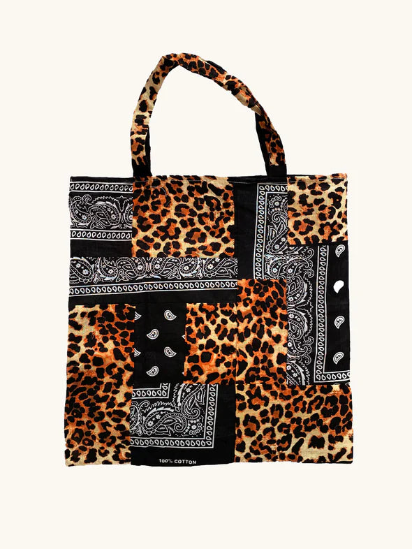 Beach Bag Leopard Black Ediit