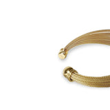 Mesh Bangle - Gold