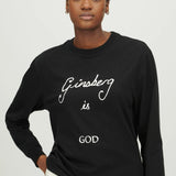 Ginsberg is God L/S T-shirt - Black