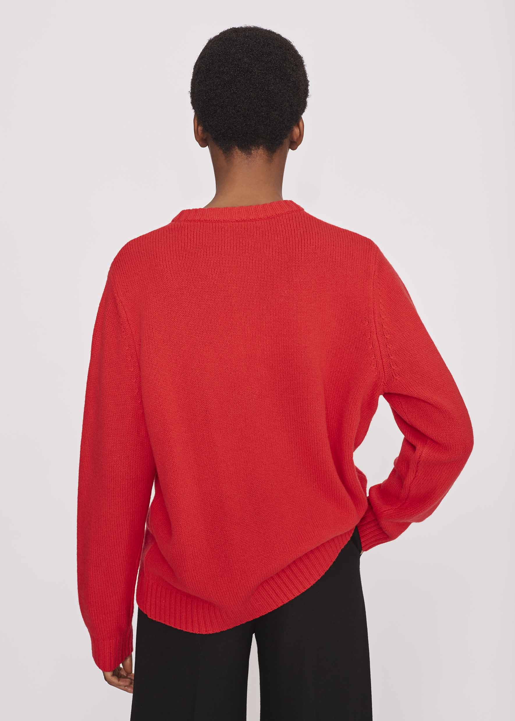 Bella Freud 1970 Oversized Jumper Red Ediit