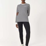L/S Stripe T-shirt - Black