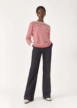 Load image into Gallery viewer, Bella Freud L/S Striped T-shirt - Red
