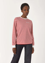 Load image into Gallery viewer, Bella Freud L/S Striped T-shirt - Red
