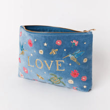 Load image into Gallery viewer, Elizabeth Scarlett Love Everyday Pouch - Dusky Blue
