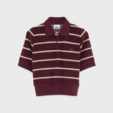 Crixus Sweatshirt - Burgundy Stripe